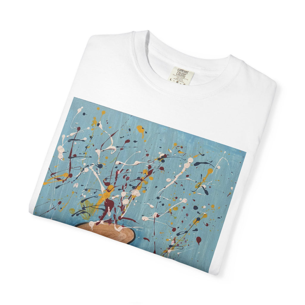 Trumpet Art T‑Shirt — Abstract Brass Instrument Painting Tee